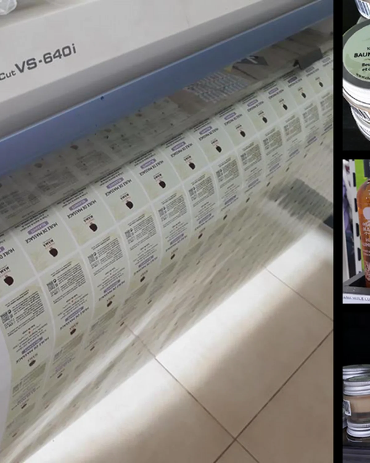 Habillage flacon cosmétique personnalisé