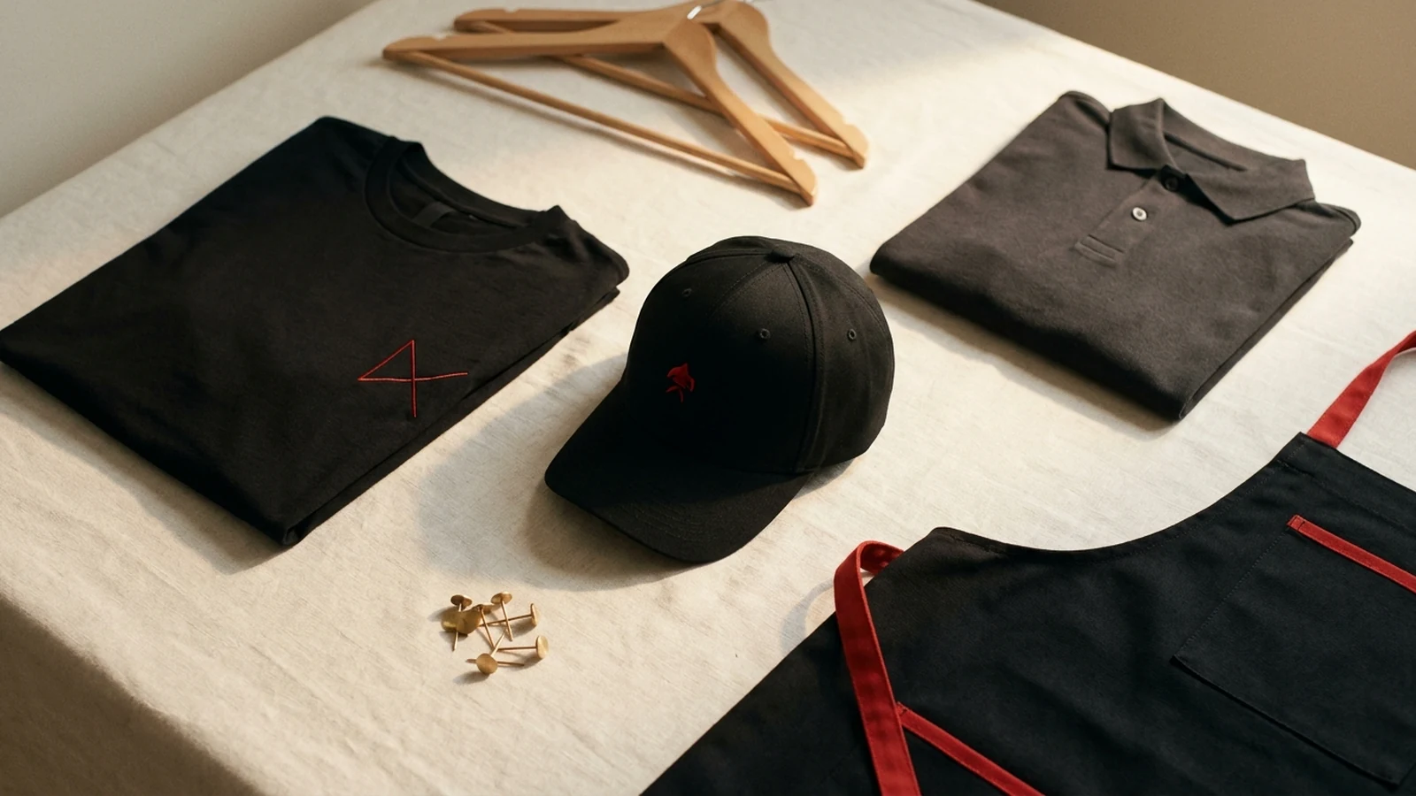 Vêtements professionnels personnalisés — t-shirts, polos, casquettes Imaginove